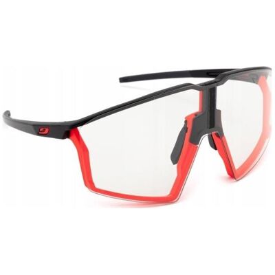 Julbo, Unisex, Sportbrille, Sportbrille Edge (Black, Fluo Orange, JULBO Reactiv 0-3), Schwarz Julbo, Unisex, Sportbrille, Sportbrille Edge (Black, Fluo Orange, JULBO Reactiv 0-3), Schwarz