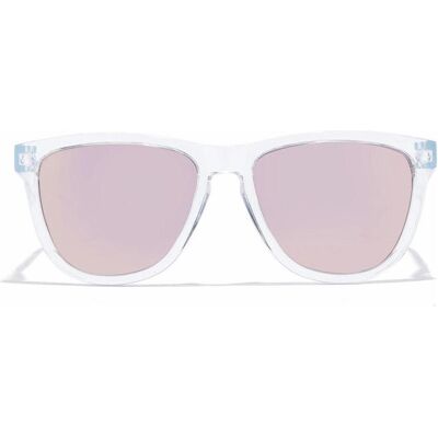 Hawkers, Unisex, Sonnenbrille, polarisierte Sonnenbrillen One Raw Durchsichtig Rotgold (Ø 55,7 mm) Hawkers, Unisex, Sonnenbrille, polarisierte Sonnenbrillen One Raw Durchsichtig Rotgold (Ø 55,7 mm)