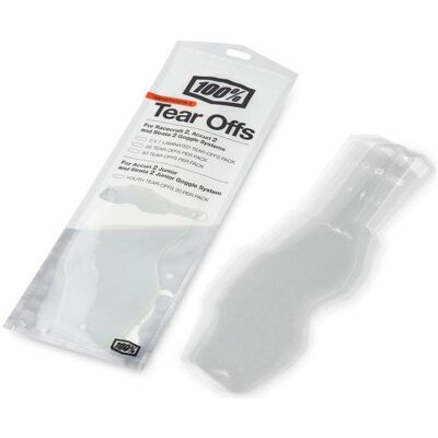 100%, Brillen Zubehör, Youth Standard Tear-Offs 100%, Brillen Zubehör, Youth Standard Tear-Offs