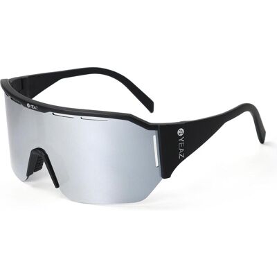 Yeaz, Damen, Sportbrille, SUNVIBE Sport goggles matt black / mirror silver (Schwarz, Silber), Schwarz Yeaz, Damen, Sportbrille, SUNVIBE Sport goggles matt black / mirror silver (Schwarz, Silber), Schwarz
