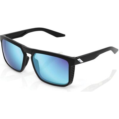 100%, Sportbrille, Brille Renshaw (Matte Black, HiPer blue multilayer mirror), Schwarz 100%, Sportbrille, Brille Renshaw (Matte Black, HiPer blue multilayer mirror), Schwarz