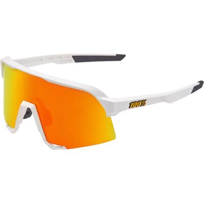 100%, Damen, Sportbrille, S3 Soft Tact (soft tact white, Weiss, Purple Multilayer Mirror, Red), Weiss, Rot 100%, Damen, Sportbrille, S3 Soft Tact (soft tact white, Weiss, Purple Multilayer Mirror, Red), Weiss, Rot