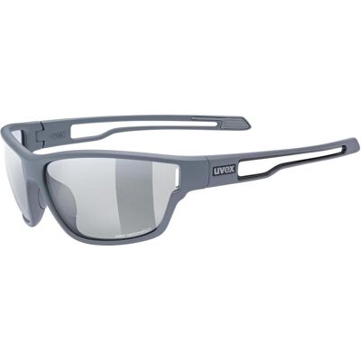 Uvex, Unisex, Sportbrille, Sportstyle 806 V (Grey, Mat, supravision, Variomatic), Grau Uvex, Unisex, Sportbrille, Sportstyle 806 V (Grey, Mat, supravision, Variomatic), Grau