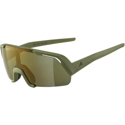 Alpina, Unisex, Sportbrille, Rocket Youth Q-Lite (olive matt, Gold), Grün Alpina, Unisex, Sportbrille, Rocket Youth Q-Lite (olive matt, Gold), Grün