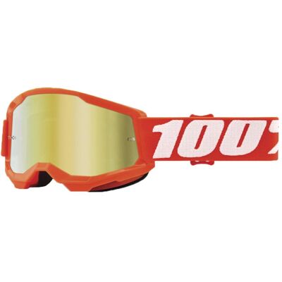 100%, Mädchen, Sportbrille, Strata 2 Junior (Orange, Gold), Orange 100%, Mädchen, Sportbrille, Strata 2 Junior (Orange, Gold), Orange
