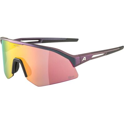Alpina, Unisex, Sportbrille, Sonic HR Q-Lite (Schwarz-Purple Metallic Matt, Pink Mirror Cat. 2, Q-Lite Pink), Schwarz Alpina, Unisex, Sportbrille, Sonic HR Q-Lite (Schwarz-Purple Metallic Matt, Pink Mirror Cat. 2, Q-Lite Pink), Schwarz