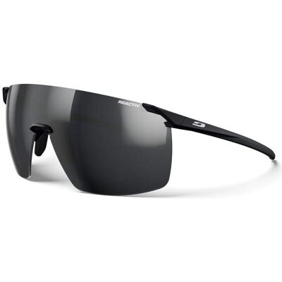 Julbo, Unisex, Sportbrille, Faster Reactiv S0-3 (Schwarz, Schwarz), Schwarz, Grau Julbo, Unisex, Sportbrille, Faster Reactiv S0-3 (Schwarz, Schwarz), Schwarz, Grau