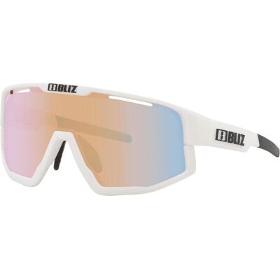 Bliz, Unisex, Sportbrille, Fusion Small Nano Optics Nordic (matt white, Coral/Orange Mirror Blue), Weiss, Mehrfarbig Bliz, Unisex, Sportbrille, Fusion Small Nano Optics Nordic (matt white, Coral/Orange Mirror Blue), Weiss, Mehrfarbig
