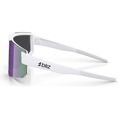 Bliz, Unisex, Sportbrille, P005 (matt white, Smoke/Violett verspiegelt), Weiss Bliz, Unisex, Sportbrille, P005 (matt white, Smoke/Violett verspiegelt), Weiss