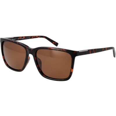 Timberland Herren, Sonnenbrille, Occhiali da Sole Polarizzati Marroni Quadrati Timberland Herren, Sonnenbrille, Occhiali da Sole Polarizzati Marroni Quadrati