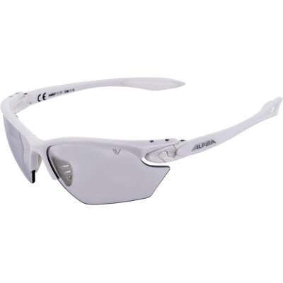 Alpina, Unisex, Sportbrille, Twist Four S VL+ (White, Black), Weiss Alpina, Unisex, Sportbrille, Twist Four S VL+ (White, Black), Weiss