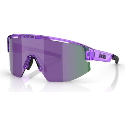 Bliz, Unisex, Sportbrille, Matrix (gelb-violett-transparent, Brown/Purple Multicolor, Smoke), Violett Bliz, Unisex, Sportbrille, Matrix (gelb-violett-transparent, Brown/Purple Multicolor, Smoke), Violett