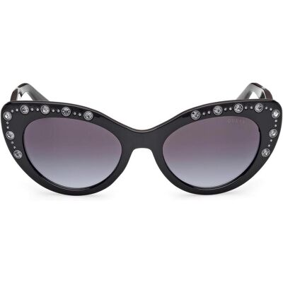 Guess Damen, Sonnenbrille, GU00163 01B Shiny Black Women's Sunglasses 54/20/140 Guess Damen, Sonnenbrille, GU00163 01B Shiny Black Women's Sunglasses 54/20/140