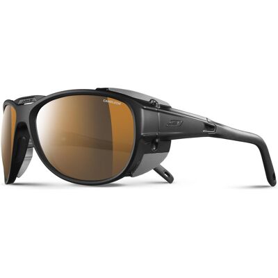 Julbo, Unisex, Sportbrille, Herren Explorer 2.0 Cameleon Gletscherbrille (Black, Black Matt, Reactiv 2-4), Schwarz Julbo, Unisex, Sportbrille, Herren Explorer 2.0 Cameleon Gletscherbrille (Black, Black Matt, Reactiv 2-4), Schwarz
