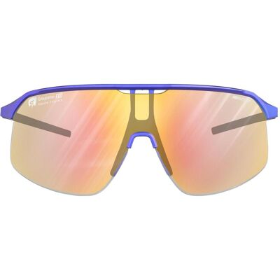 Julbo, Herren, Sportbrille, Density Reactive 1-3 (metallblau-weiss, Reactiv Light Amplifier Rose Gold), Blau Julbo, Herren, Sportbrille, Density Reactive 1-3 (metallblau-weiss, Reactiv Light Amplifier Rose Gold), Blau