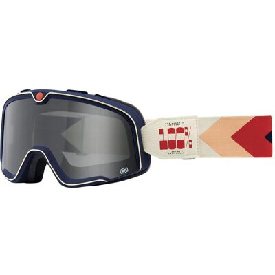 100%, Sportbrille, Barstow Goggle Teluride - Smoke Lens, Blau 100%, Sportbrille, Barstow Goggle Teluride - Smoke Lens, Blau