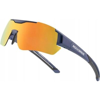 Rockbros, Sportbrille, 10118 Polarized Sports Glasses (Blau), Blau Rockbros, Sportbrille, 10118 Polarized Sports Glasses (Blau), Blau