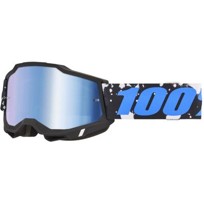 100%, Unisex, Sportbrille, Accuri 2 Goggle Callisto (Schwarz, Mirror Blue), Schwarz 100%, Unisex, Sportbrille, Accuri 2 Goggle Callisto (Schwarz, Mirror Blue), Schwarz