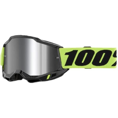 100% Accuri 2 Gelb Fluo Brille - Silber Spiegeltön 100% Accuri 2 Gelb Fluo Brille - Silber Spiegeltön