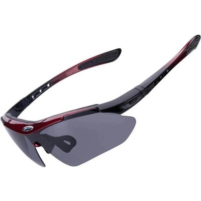 Rockbros, Unisex, Sportbrille, 10141 photochromic UV400 cycling glasses - red (Rot, UV400), Rot Rockbros, Unisex, Sportbrille, 10141 photochromic UV400 cycling glasses - red (Rot, UV400), Rot