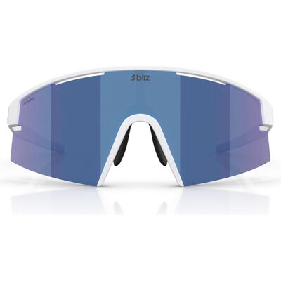 Bliz, Unisex, Sportbrille, P006 (matt white, Smoke/Blue Multicolor), Weiss Bliz, Unisex, Sportbrille, P006 (matt white, Smoke/Blue Multicolor), Weiss