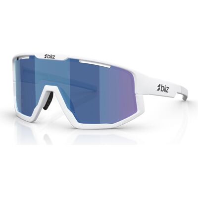 Bliz, Unisex, Sportbrille, Fusion (matt white, Smoke/Blue Multicolor), Blau, Grau, Weiss Bliz, Unisex, Sportbrille, Fusion (matt white, Smoke/Blue Multicolor), Blau, Grau, Weiss