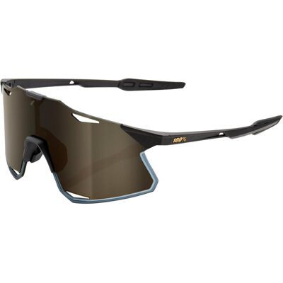 100%, Damen, Sportbrille, Hypercraft (Schwarz, Gold), Schwarz 100%, Damen, Sportbrille, Hypercraft (Schwarz, Gold), Schwarz
