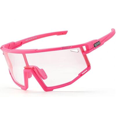 Rockbros, Sportbrille, Okulary rowerowe SP258 ROAD TO SKY fotochromowe - różowe (Pink, Photochromic), Pink, Rosa Rockbros, Sportbrille, Okulary rowerowe SP258 ROAD TO SKY fotochromowe - różowe (Pink, Photochromic), Pink, Rosa