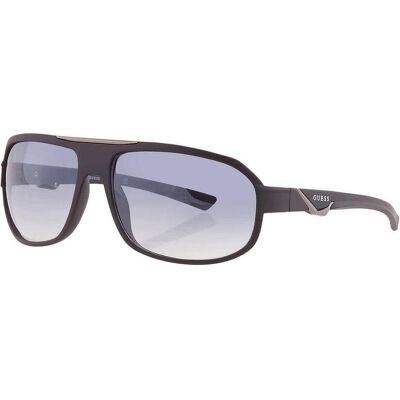 Guess Herren, Sonnenbrille, Occhiali da Sole Sovradimensionati a Gradiente Blu Guess Herren, Sonnenbrille, Occhiali da Sole Sovradimensionati a Gradiente Blu