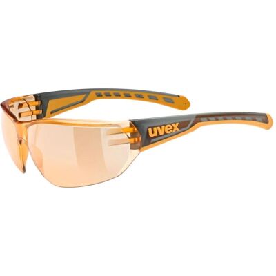 Uvex, Unisex, Sportbrille, equate (smoke-orange, Orange), Grau, Orange Uvex, Unisex, Sportbrille, equate (smoke-orange, Orange), Grau, Orange