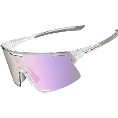 Rockbros, Sportbrille, Okulary rowerowe SP338 ROAD TO SKY z wymiennymi soczewkami - przezroczyste (Transparent), Transparent Rockbros, Sportbrille, Okulary rowerowe SP338 ROAD TO SKY z wymiennymi soczewkami - przezroczyste (Transparent), Transparent