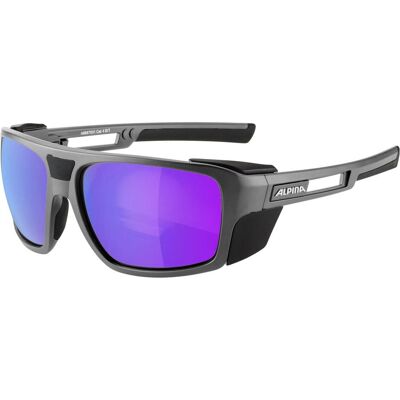 Alpina, Unisex, Sportbrille, Skywalsh (Midnight-grey matt, Purple), Grau Alpina, Unisex, Sportbrille, Skywalsh (Midnight-grey matt, Purple), Grau