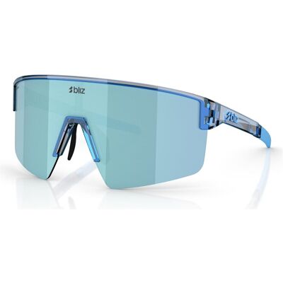 Bliz, Unisex, Sportbrille, P004 Small (matte transparent navy, Smoke w Ice Blue multi), Blau Bliz, Unisex, Sportbrille, P004 Small (matte transparent navy, Smoke w Ice Blue multi), Blau