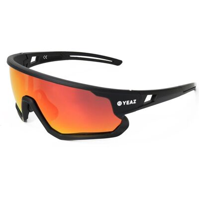 Yeaz, Damen, Sportbrille, Sunrise (Schwarz, Red), Rot Yeaz, Damen, Sportbrille, Sunrise (Schwarz, Red), Rot