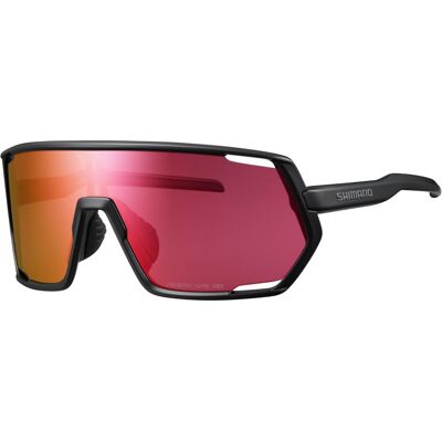 Shimano Unisex, Sportbrille, Unisex Brille Technium RD (gold matt Schwarz, Matt Black, ridescape road), Rot, Mehrfarbig, Schwarz Shimano Unisex, Sportbrille, Unisex Brille Technium RD (gold matt Schwarz, Matt Black, ridescape road), Rot, Mehrfarbig, Schwarz