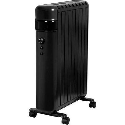 Eurom RAD 2000 Olievrij Zwart, Heizkörper, Schwarz Eurom RAD 2000 Olievrij Zwart, Heizkörper, Schwarz
