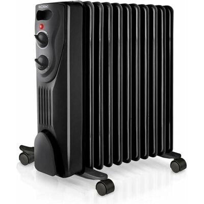 Solac Ölheizung RA810 Schwarz 2300 W, Heizkörper, Schwarz Solac Ölheizung RA810 Schwarz 2300 W, Heizkörper, Schwarz