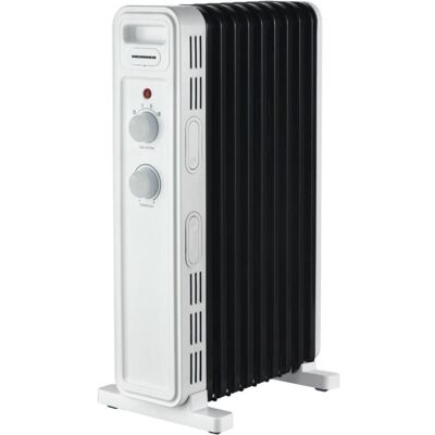 Heinner HOH-M09WH-BK, Heizkörper, Weiss, Schwarz Heinner HOH-M09WH-BK, Heizkörper, Weiss, Schwarz