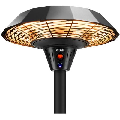 TunaBone Electric Standing Infrared Patio Heater, Black, Heizstrahler, Schwarz TunaBone Electric Standing Infrared Patio Heater, Black, Heizstrahler, Schwarz