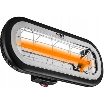 Neo Tools electric heater (2000 W radiator, IP65, low glare amber lamp heating element), Heizkörper, Schwarz Neo Tools electric heater (2000 W radiator, IP65, low glare amber lamp heating element), Heizkörper, Schwarz