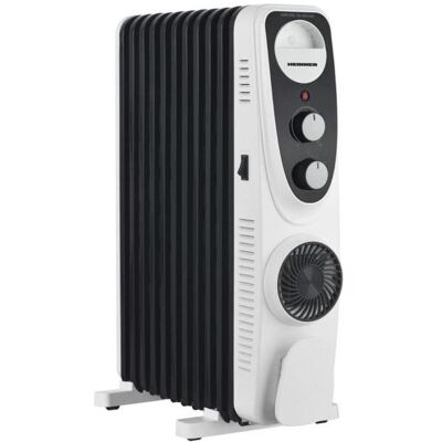 Heinner HOH-MVT11WH-BK, Heizkörper, Weiss, Schwarz Heinner HOH-MVT11WH-BK, Heizkörper, Weiss, Schwarz