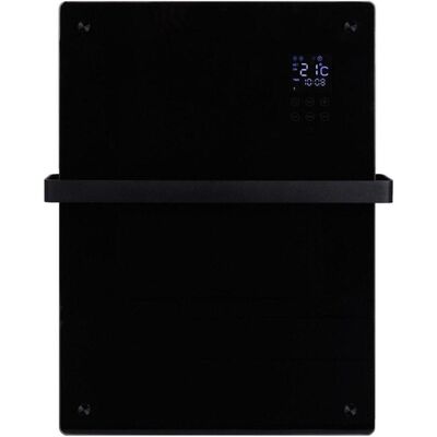 Eurom Alutherm Sani Verre 800 Wifi Black - Badkamerkachel 800 W, Heizkörper, Schwarz Eurom Alutherm Sani Verre 800 Wifi Black - Badkamerkachel 800 W, Heizkörper, Schwarz