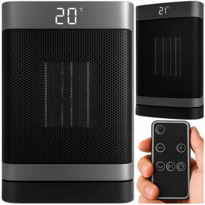 Extralink Elektrischer Keramik-Säulenheizer 1500w Mit Fernbedienung Und LED, Heizkörper Extralink Elektrischer Keramik-Säulenheizer 1500w Mit Fernbedienung Und LED, Heizkörper