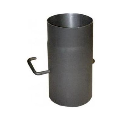 Wade OVEN CHIMNEY WITH VALVE (DIAMETER - 120, Heizkörper, Schwarz Wade OVEN CHIMNEY WITH VALVE (DIAMETER - 120, Heizkörper, Schwarz