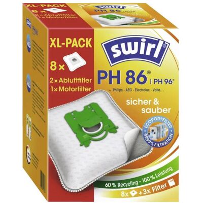 Swirl PH 86/96 XL Vorteilspack EcoPor, Staubsaugerbeutel Swirl PH 86/96 XL Vorteilspack EcoPor, Staubsaugerbeutel