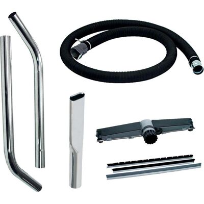 Cleancraft, Industriestaubsauger Zubehör, Staubsauger Zubehörset Schlauch- und Düsensatz ölresistent, 4m Ø 38 mm Cleancraft, Industriestaubsauger Zubehör, Staubsauger Zubehörset Schlauch- und Düsensatz ölresistent, 4m Ø 38 mm