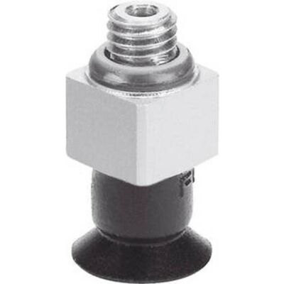 Festo, Industriestaubsauger Zubehör, 10mm Flat NBR Suction Cup VAS-10-M5-NBR, M5 Festo, Industriestaubsauger Zubehör, 10mm Flat NBR Suction Cup VAS-10-M5-NBR, M5