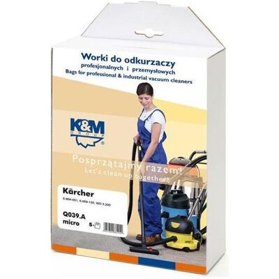 K&M Worki do odkurzacza KÄRCHER Q039.A MICRO 5 szt., Staubsauger Zubehör, Mehrfarbig K&M Worki do odkurzacza KÄRCHER Q039.A MICRO 5 szt., Staubsauger Zubehör, Mehrfarbig