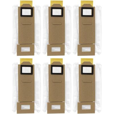 Roboparts Staubbeutel für Roborock S7 S7 Maxv Plus S7 Plus S7 Maxv T7Splus - 6er Pack, Staubsaugerbeutel Roboparts Staubbeutel für Roborock S7 S7 Maxv Plus S7 Plus S7 Maxv T7Splus - 6er Pack, Staubsaugerbeutel