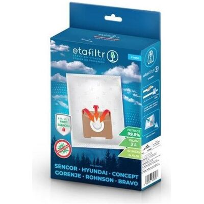 ETA Staubbeutel für Staubsauger Concept, Staubsaugerbeutel ETA Staubbeutel für Staubsauger Concept, Staubsaugerbeutel